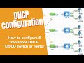 How to configure DHCP in CISCO router or Switch?