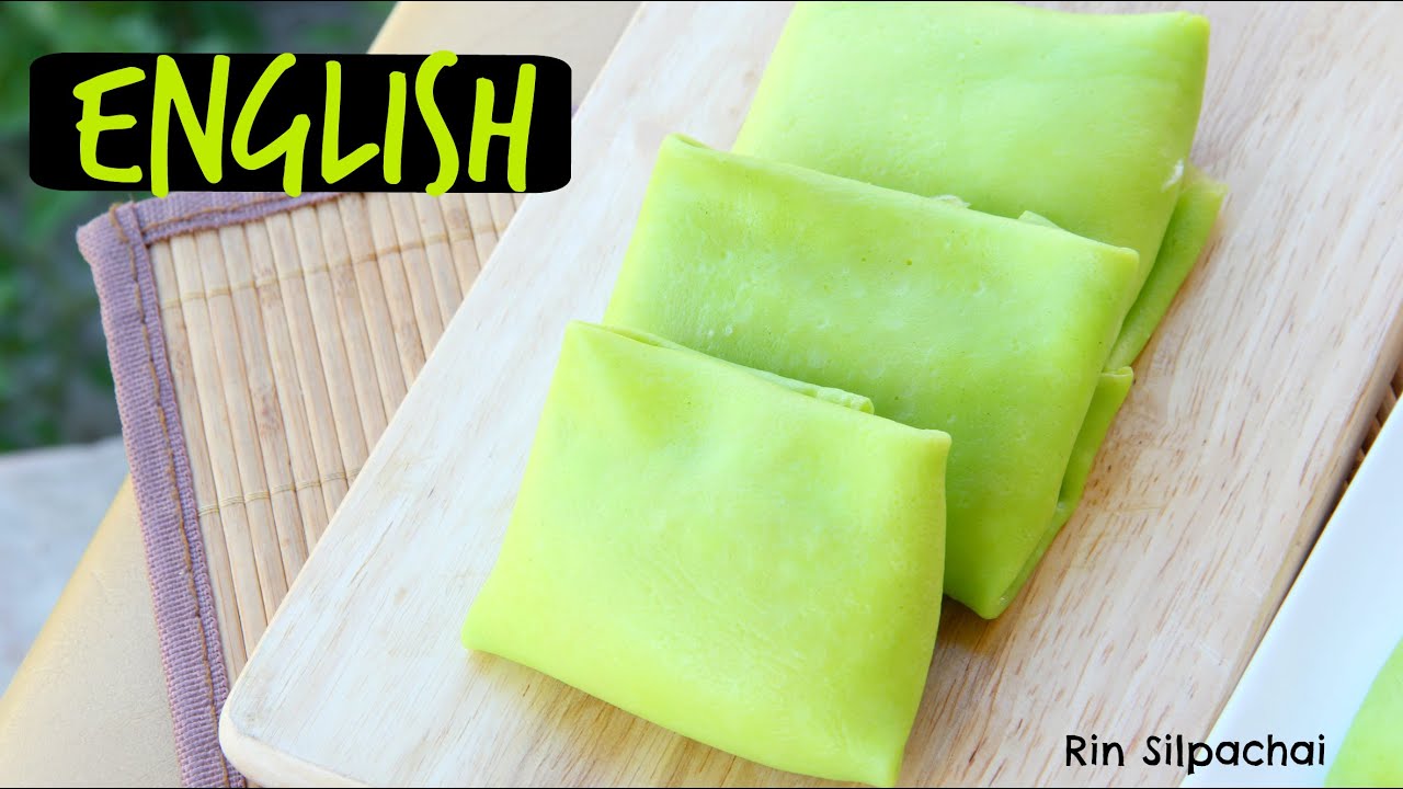 How to make Hong Kong Durian Pancake ทุเรียนแพนเค้ก สูตรฮ่องกง  (English audio)