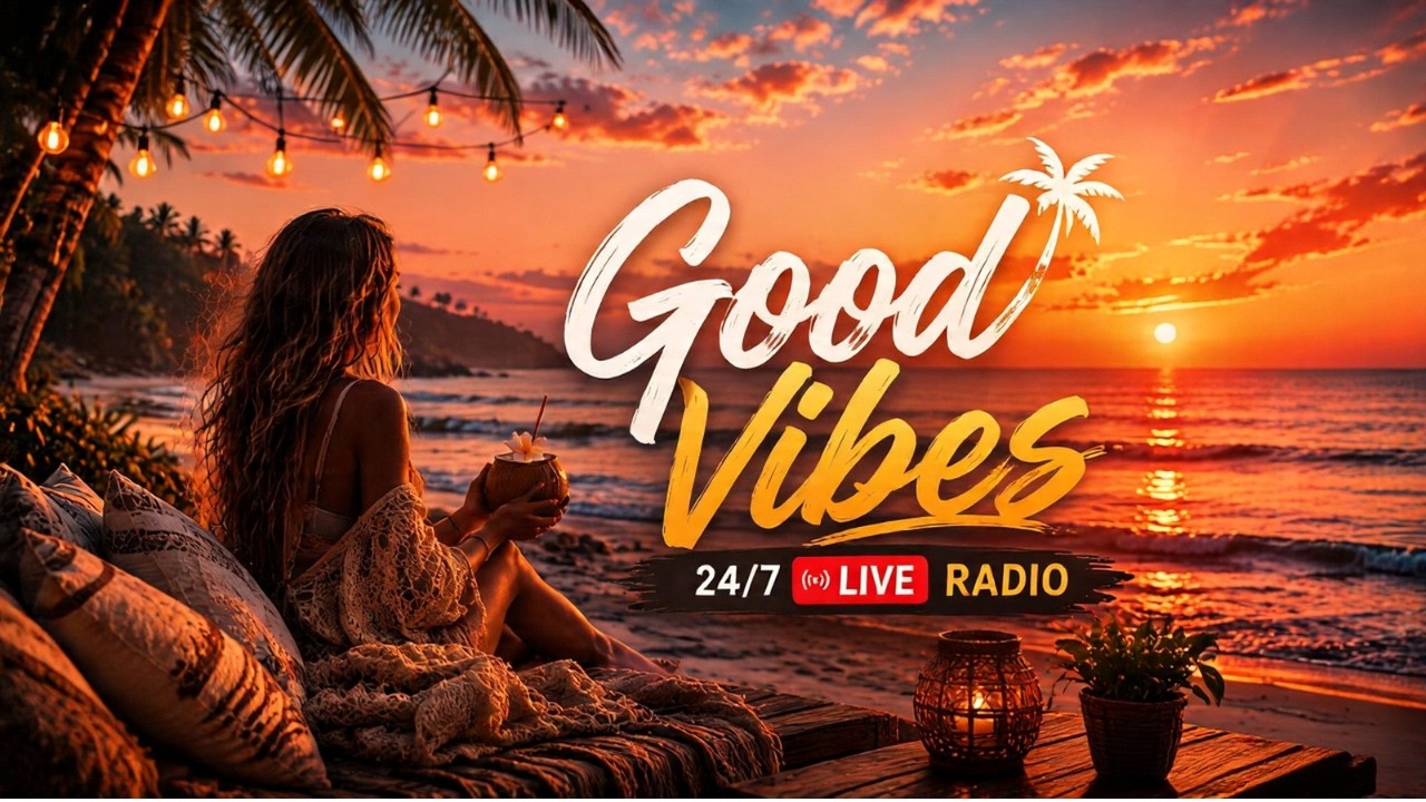 Cover The Good Life Radio • 24/7 Live Radio | Best Relax House, Chillout, Study, Running, Gym, Happy Music