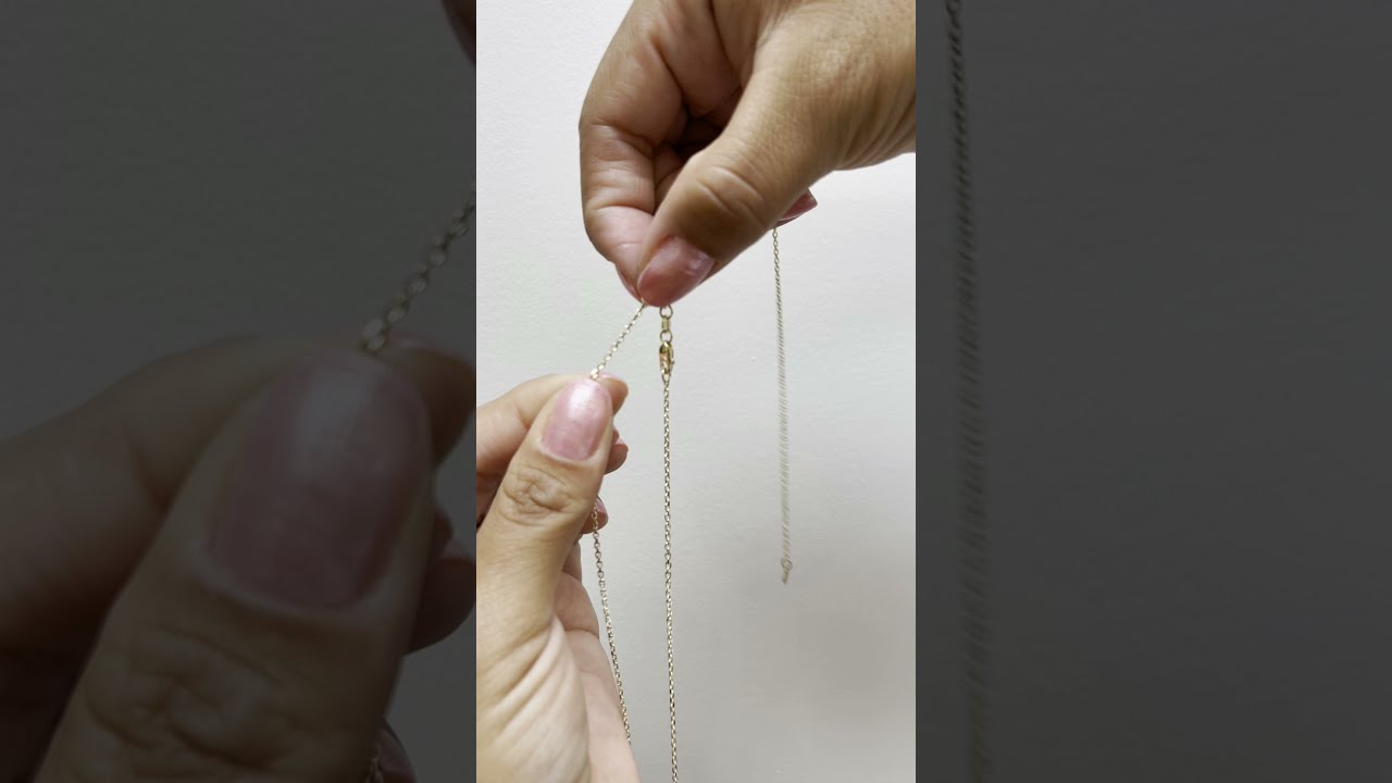 How to Cut Through Thick Jewelry Chain Links - YouTube