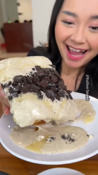 makan kue pancong warna-warni check ⁉️ #shortsvideo #makan #tiktok