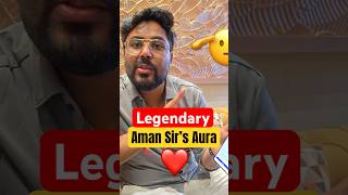 Legendary Aman Sir’s Aura 🙏 English Best Course For SSC EXAM By Aman Sir #ssc #cgl