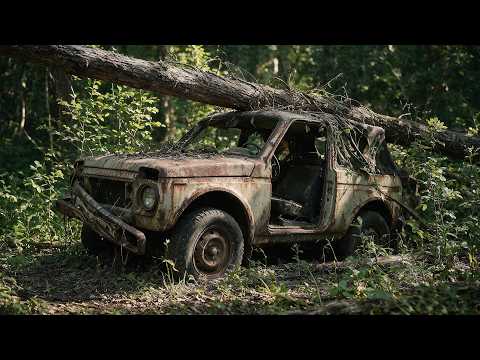 Man Finds Abandoned Chevy Niva and RESTORES It Back to New | Start to Finish