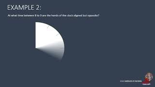 ALGEBRAIC EXPRESSIONS:   CLOCK PROBLEMS: COINCIDENT, ALIGNED, PERPENDICULAR