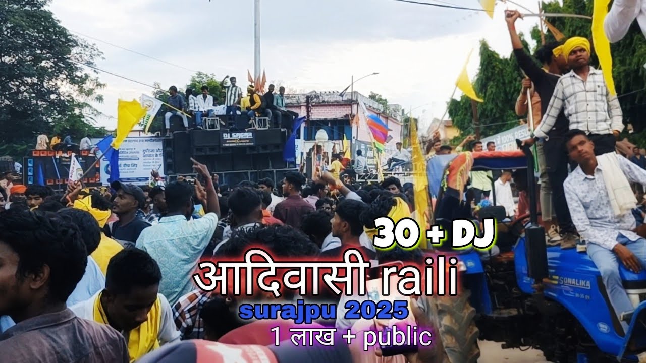 30 + dj system आदिवास raili me ll 1 lakh pulse public 😱 #changuboy2kvlogs 