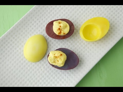 Dye-Free Deviled Eggs Natural Easter Recipes Weelicious