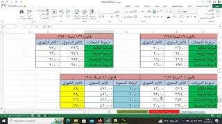 #بداية_القصة امثلة تطبيقية لكيفية حساب اساسي المرتب