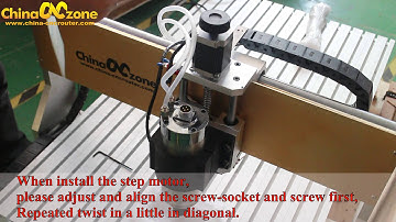 How to Install the Stepper Motor for ChinaCNCzone 6090 CNC Router?