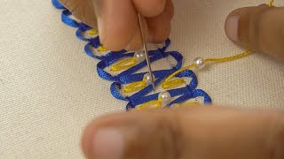 10 Exquisite Embroidery Border Designs | Embroidery Tutorial by DIY Stitching