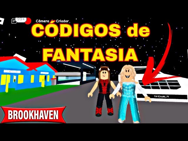 CODIGOS DE FANTASIAS NO BROOKHAVEN RP - ROBLOX 