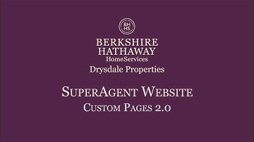SuperAgent Website 2.0 - Custom Pages