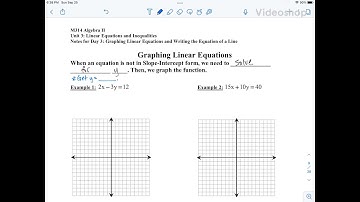 Unit 3 Day 3 Notes Video