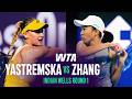 Dayana Yastremska Vs Shuai Zhang 2026 Indian Wells Round 1 WTA Match Highlights