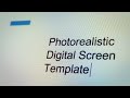 Photorealistic Digital Screen template | videohive