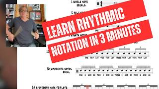 Learn Rhythmic Notation in 3 Minutes