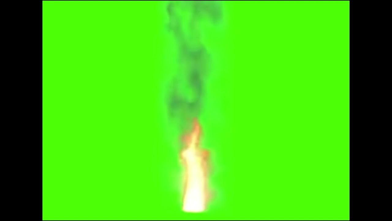 Огонь хромакей для монтажа
