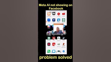Meta AI not showing on Facebook problem solved #shorts