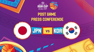 Japan v Korea - Press Conference | FIBA Women's Asia Cup 2021