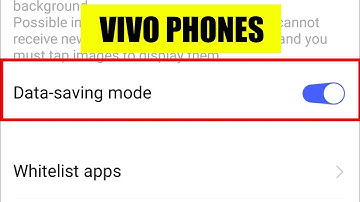VIVO | Enable Data-saving Mode Settings & Select Whitelist Apps | In S1