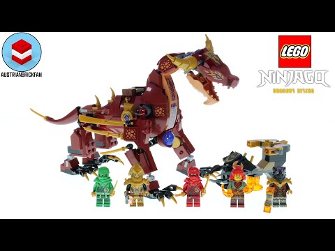LEGO Ninjago 71793 Heatwave Transforming Lava Dragon - LEGO Speed Build Dragon
