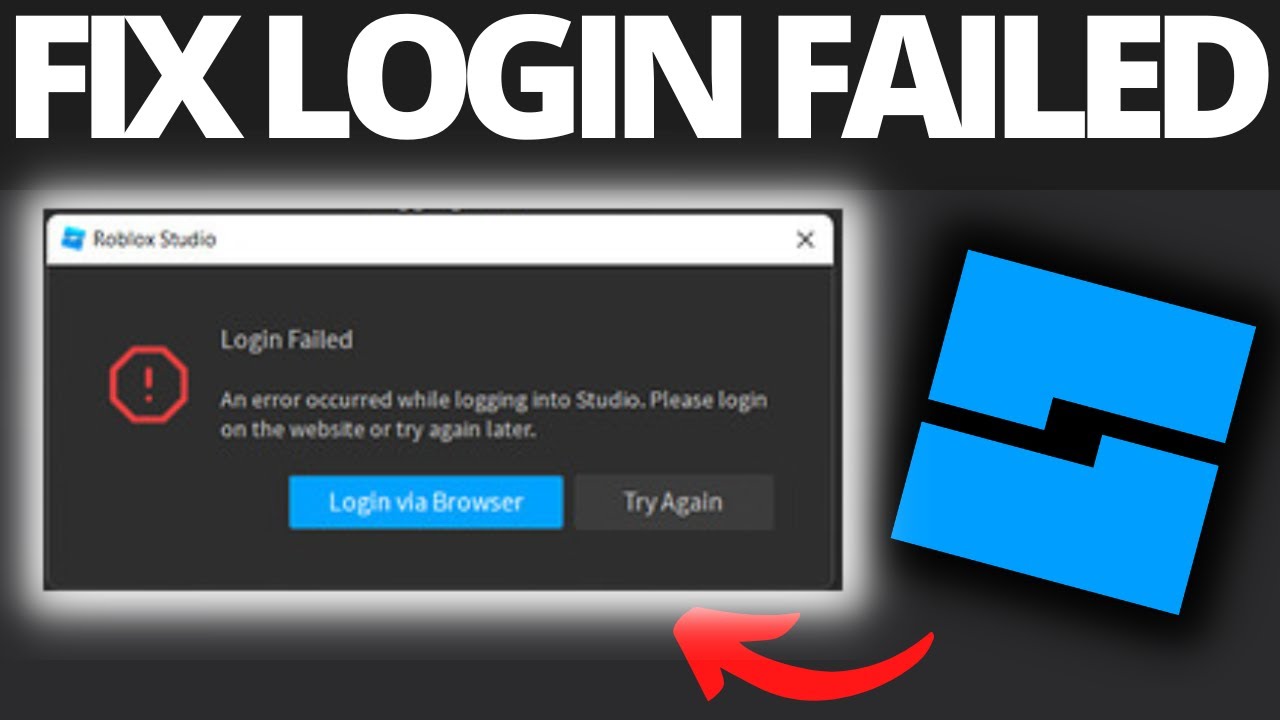 How to fix the Roblox Studio logging Error. 