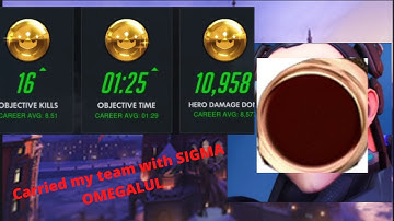 Overwatch - Maze carrying in Masters - full gameplay Sigma on volskaya