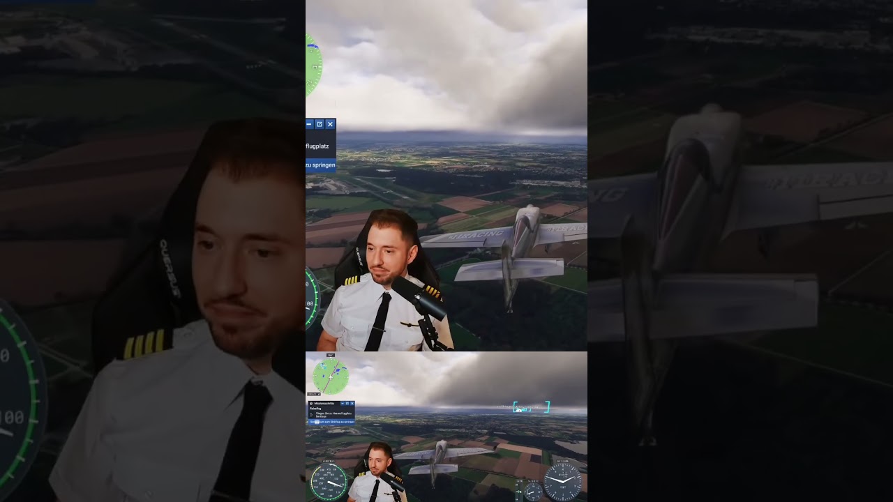 Lass das mal den Papa fliegen 😎