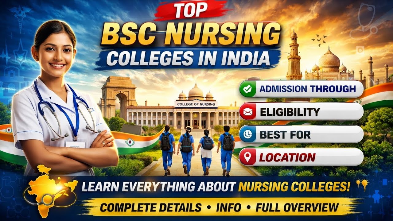 Top BSc Nursing Colleges in India 2026 🔥 | Fees, Admission ...