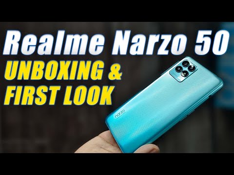 Realme Narzo 50 Unboxing, First Look, Features, Specifications & Price in India