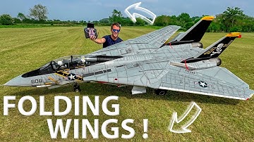 Talking and flying the biggest F14!!