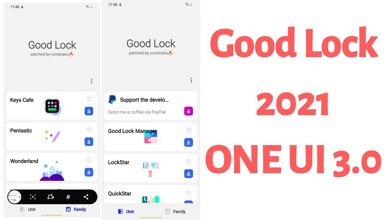 Гуд работает. Как выглядит приложение good Lock. Good Lock Samsung не работает. One UI ошибка.