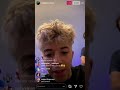 jack avery from why don’t we FULL instagram live *tipsy lol*
