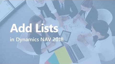 NAV Tips: Add Lists