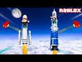 Roketlerimize Yakıt Toplayan Robotlar Aldık!! - Panda ile Roblox 3-2-1 Blast Off Simulator