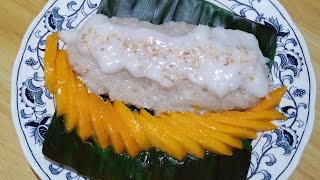 This is sooo easy to make - MANGO STICKY RICE😋👌