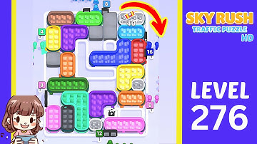 Sky Rush Traffic Puzzle Level 276 Solution Walkthrough