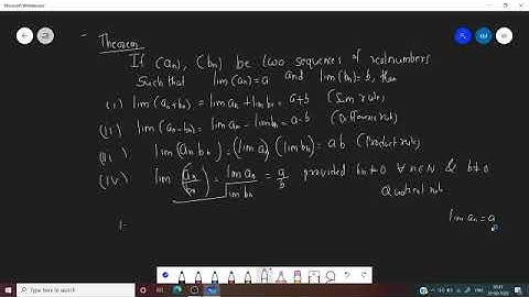 Bounded Sequences of Real Numbers part-2 by Dr. Krishna M