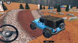 DRIVE 4x4 JEEP FOR PARKING AND RACING ANDROID GAMEPLAY #jeep screenshot 1