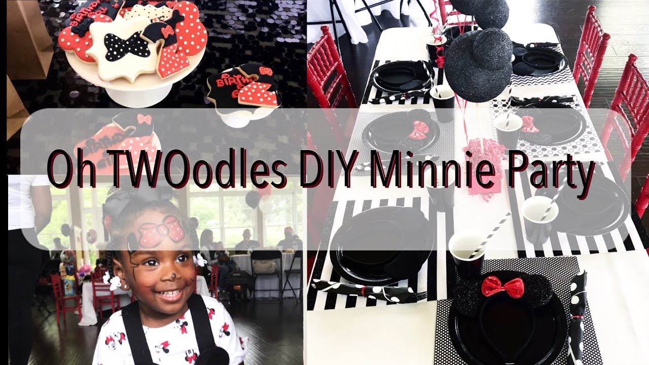 Oh Twoodles | DIY Minnie Mouse Birthday Party Decor