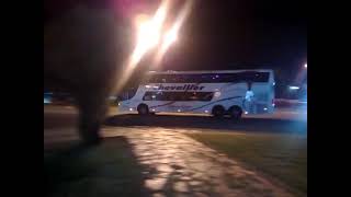 OMNIBUS en la noche de SANTA ROSA (La Pampa) ARGENTINA - Marzo 2022