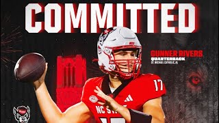 Gunner Rivers commits to NC State!