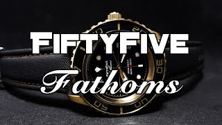 Fifty-Five Fathoms Mod - Seiko SNZH60 - YouTube