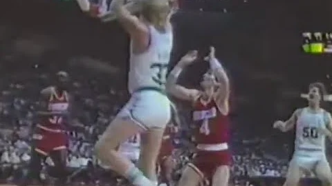 NEW angle of Larry Bird's iconic over-the-backboa....