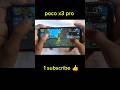 Poco x3 pro 60fps screen recording and 120hz 360hz smooth display free fire handcam gameplay 4k