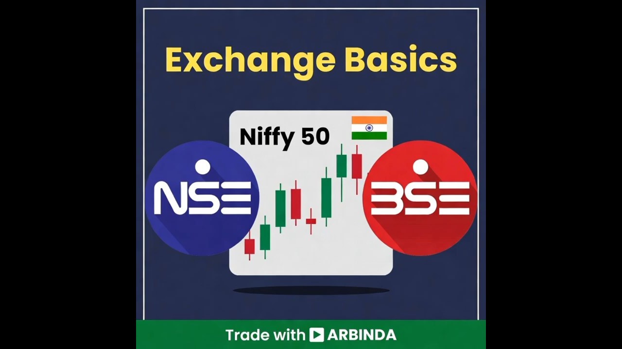 NSE vs BSE | Nifty 50 Kya Hai? Beginner Guide 🔥 | Trade with ARBINDA
