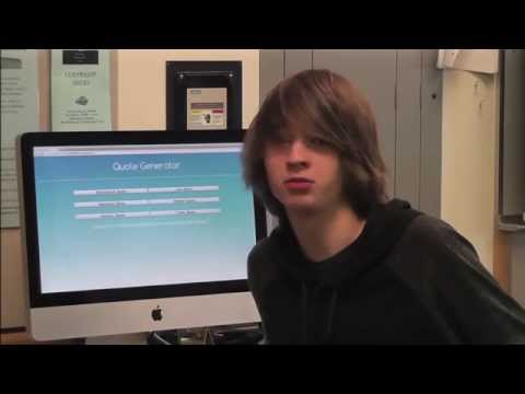 Dan Shaw - "Quote Generator" Application Demonstration Video
