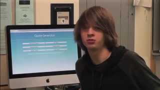 Dan Shaw - "Quote Generator" Application Demonstration Video screenshot 4