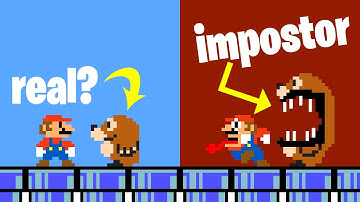 Mario, but enemies are IMPOSTERS?!