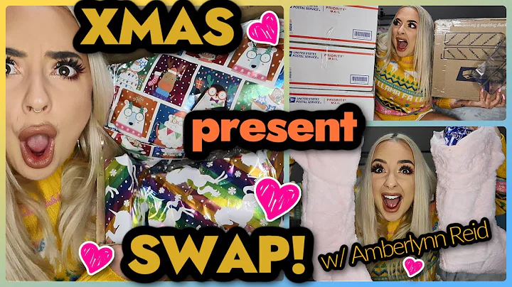 HUGE CHRISTMAS PRESENT SWAP with Amberlynn Reid!!!