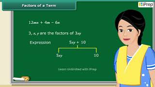 Factors of a Term | Algebraic Expressions | math | Class 7th | iPrep